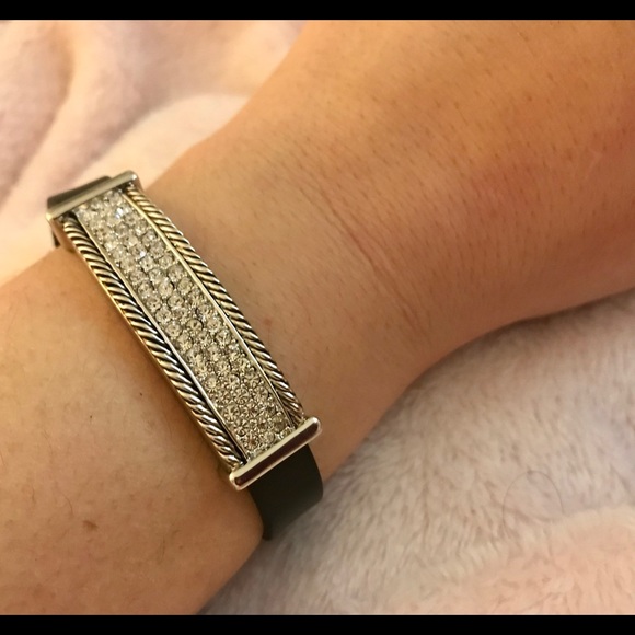 Lia Sophia Bracelet with Removable Rhinestone Cuff - Picture 3 of 3